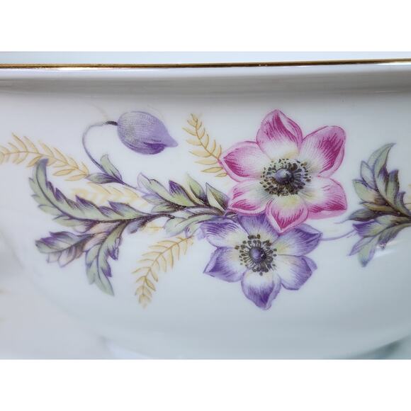 Hutschenreuther Gravy Bowl w Plate Turvel Porcelain Bavaria Germany US Zone Vtg - Picture 3 of 13